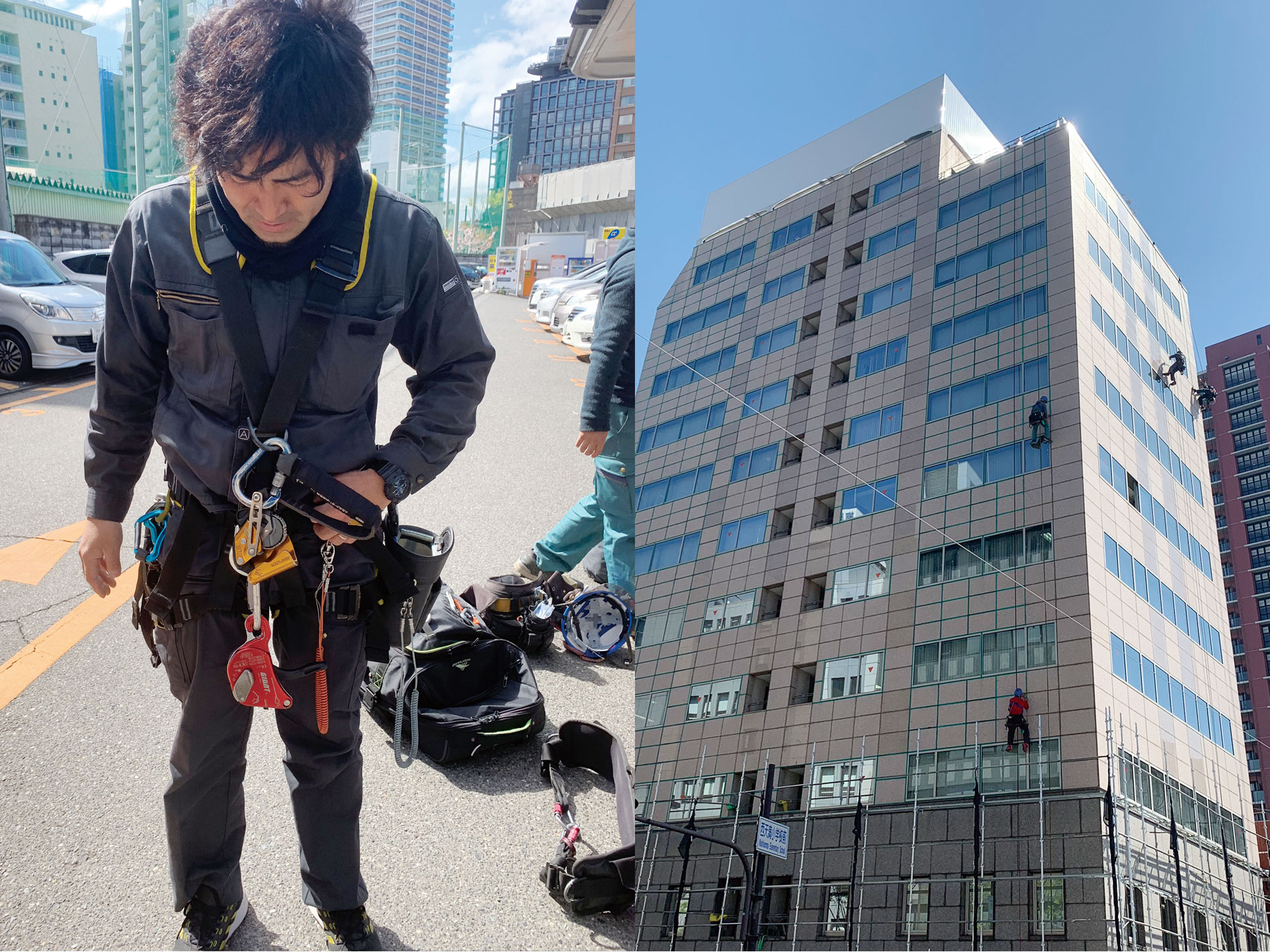 高層ビルやマンションのメンテナンス・ビル清掃・外壁補修工事ならESTECへお任せください